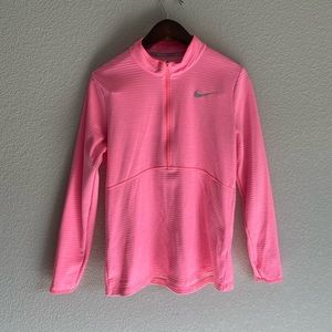 Nike Golf Half Zip Hot Pink